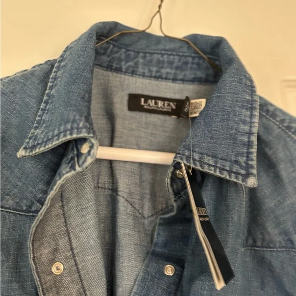 Ralph Lauren Denim Blouse - Picture 4 of 7
